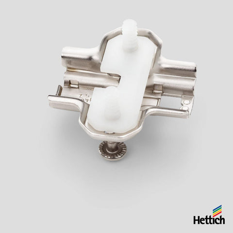 Hettich Intermat hinge, Mounting plate, Split dowels - D = 0mm | 1071645