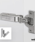 Hettich Intermat W-45 Hinge – -45° Angled Hinge, Press-In | 77720

