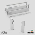 Hettich Atira Internal Drawer Set – Silent Close, 50kg Load Capacity, Silver The Hettich Atira Internal Drawer Set in Silver delivers strength, style, and ultra-smooth operation in a concealed drawer format. Featuring Silent System soft-close Quadro runne