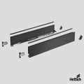Hettich AvanTech YOU drawer, Anthracite, no runners The Hettich AvanTech YOU Drawer in Anthracite offers sophisticated aesthetics and high-performance engineering, perfect for premium cabinetry. With its deep anthracite finish and ultra-slim 13mm side pro
