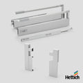 Hettich Atira internal drawer set, 30kg, Silent, Silver Maximise your cabinet’s functionality with the Hettich Atira Internal Drawer Set in Silver, designed for silent performance and sleek storage. Featuring the Quadro Silent System soft-close runners, t