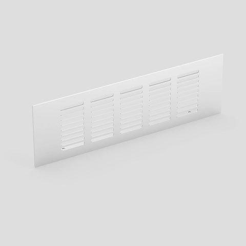 Vent, Aluminium, Rectangular - Satin aluminium