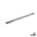 Hettich Atira lengthwise railing, Silver The Hettich Atira Lengthwise Railing in Silver is a practical and stylish drawer accessory designed to extend the usable height of your Atira drawer system. Installed between the front and rear connectors, these ga