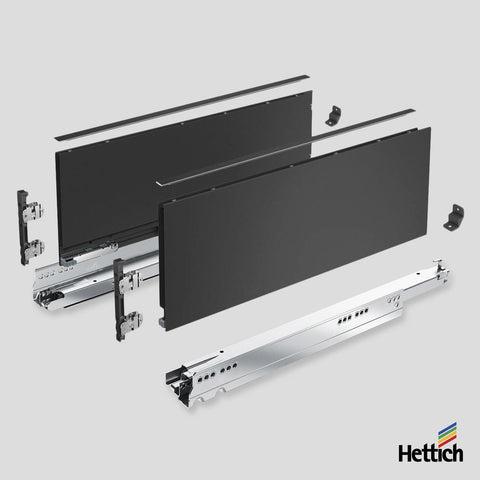 Hettich AvanTech YOU Drawer – Anthracite, Actro Silent 40kg