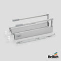 Hettich Atira Drawer – 30kg Silent – Silver The Hettich Atira 30kg Silent Drawer Set in Silver offers streamlined performance and refined design. This contemporary drawer system features soft-close Silent System runners, full-extension access, and a sleek