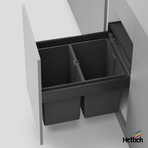 Hettich AvanTech YOU Bin Set – Includes Anthracite Drawer