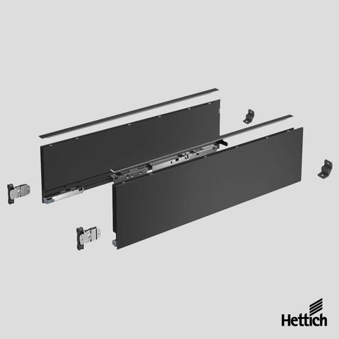 Hettich AvanTech YOU drawer, Anthracite, no runners