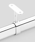Oval centre pillar - Polished chrome