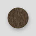 Screw Covers, Stick-on, Woodgrain - Dark Walnut, Ø15mm, 96 pcs [1 sheet]