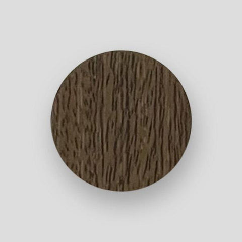 Screw Covers, Stick-on, Woodgrain - Dark Walnut, Ø15mm, 96 pcs [1 sheet]