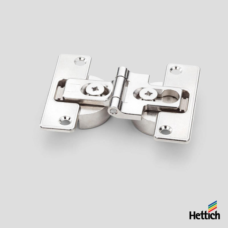 Hettich WingLine L - Centre hinge Specialised centre hinge for use with the WingLine L Push to Move folding sliding door system. Designed for smooth and consistent central folding movement between door panels. Durable steel construction with long service