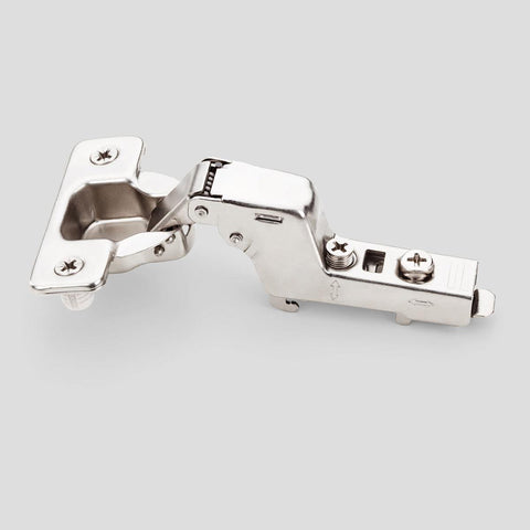 KitchenLibrary 150 Soft-Close Hinge – 110° Opening, No Overlay / Cranked Arm