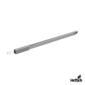 Hettich Atira lengthwise railing, Silver The Hettich Atira Lengthwise Railing in Silver is a practical and stylish drawer accessory designed to extend the usable height of your Atira drawer system. Installed between the front and rear connectors, these ga