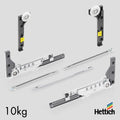 Hettich SlideLine M – Sliding Door Set Versatile sliding solution for lightweight and medium cabinet doors. The Hettich SlideLine M is an advanced sliding door system designed for smooth, space-saving functionality in single-door overhead or base cabinetr