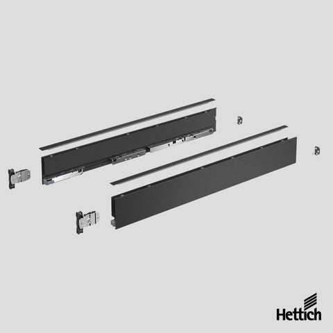 Hettich AvanTech YOU drawer, Anthracite, no runners