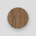 Screw covers, stick-on, Woodgrain - Nutmeg Oak, Ø15mm, 96 pcs [1 sheet]
