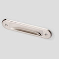 Handle recessed 232 - Round end, Brushed Nickel - 341.232