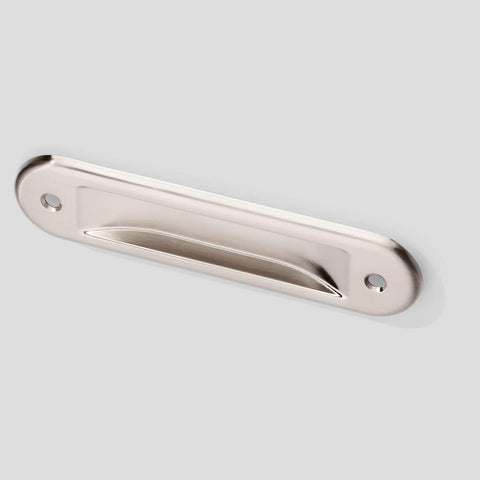 Handle recessed 232 - Round end, Brushed Nickel - 341.232