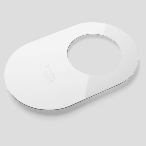 Waste Access Cover – Self-Adhesive, White