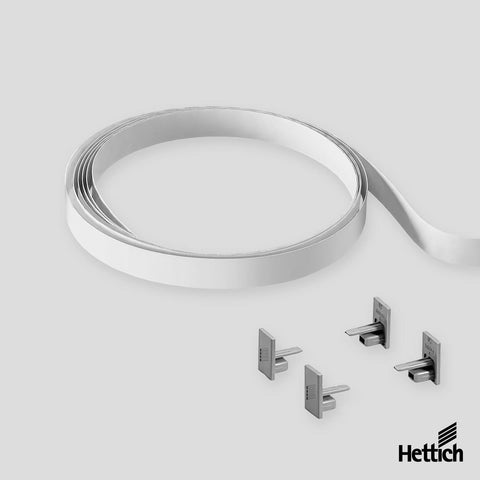 Hettich SlideLine M – Front-Mounted Track for Overlay Doors