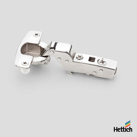 Hettich Sensys Hinge – 110° Opening, No Overlay / Full Crank, Soft-Close