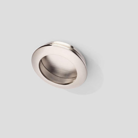 Handle Recessed 135 - Round, Brushed Nickel - 341.135