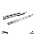 Hettich Atira Runner – Quadro V6+ Silent System, 50kg Load Capacity | 9318975 The Hettich Quadro V6+ Silent System Runner is a premium full-extension concealed drawer runner designed to handle heavier drawer loads up to 50kg. With integrated Silent System