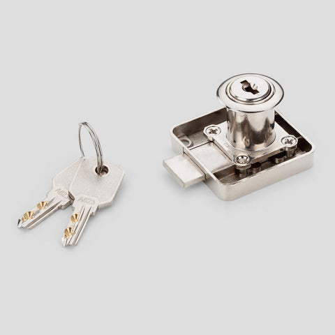 Drawer / Cabinet Lock - Lock Cylinder, Mixed Keys