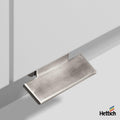 Hettich Stainless Steel Foot Pedal Pull to Open Door-Mounted Bin Streamline waste disposal with the Hettich Stainless Steel Foot Pedal Bin, engineered for hands-free convenience and seamless integration into modern kitchens. Designed to mount directly ont