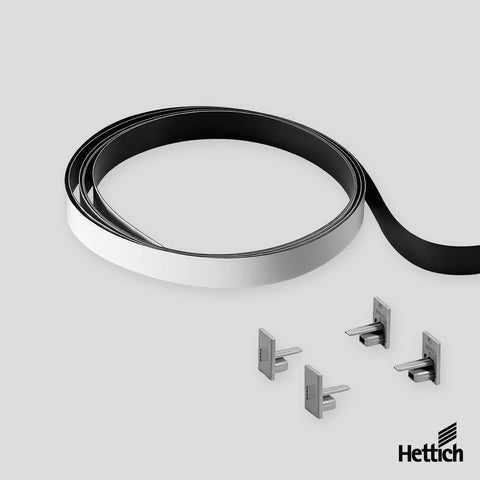 Hettich SlideLine M – Front-Mounted Track for Overlay Doors