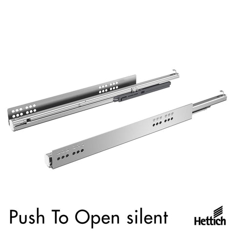 Hettich Atira Runner – Quadro V6 Push-to-Open Silent, 30kg Load Capacity