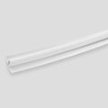 T-mould edging - White, 17.5mm x 200m