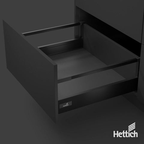 Hettich Atira Drawer – 30kg Silent – Anthracite