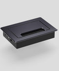 Luna cable entry, Soft-close, aluminium - Gunmetal