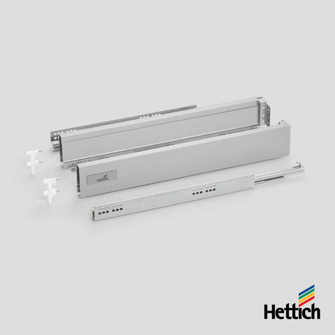 Hettich Atira Drawer – 30kg Silent – Silver