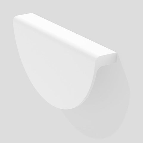 Handle Style 390.W – Half Moon, Semi-Circle – White
