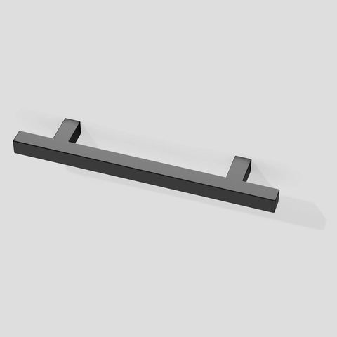 Handle style 311.B - Square T-bar, Hollow, Matt black