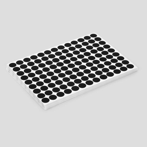 # Screw Covers, stick-on, Black Stipple