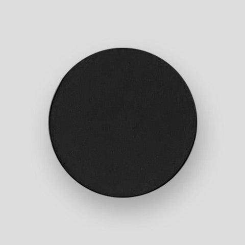 Screw covers, stick-on - Black matt, Ø15mm, 96 pcs [1 Sheet]