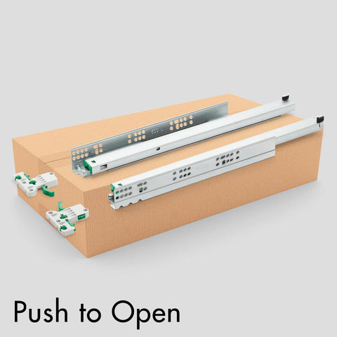 KitchenLibrary Concealed Runner – Push-to-Open, 30kg
