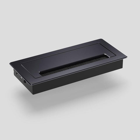 Luna cable entry, Soft-close, aluminium - Gunmetal