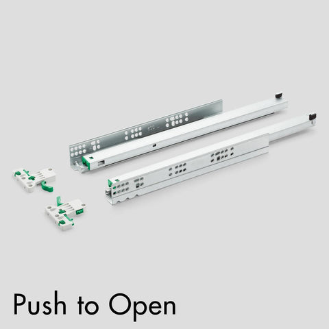 KitchenLibrary Concealed Runner – Push-to-Open, 30kg