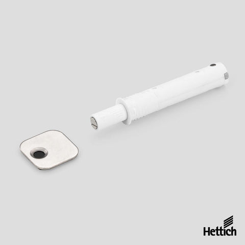 Hettich Push-to-Open Magnet – Short-Travel, Ø10 x 50mm