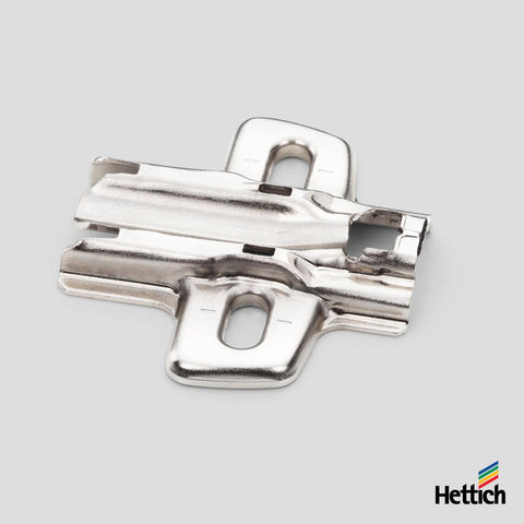 Hettich Sensys Mounting Plate – Cam-Adjustable (No Screws)