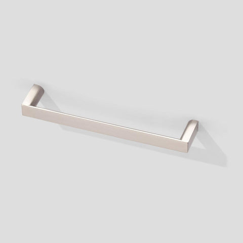Handle style 343 - 12mm Wide 'Flat D', Brushed nickel