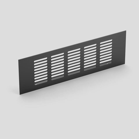 Vent, Aluminium, Rectangular - Black