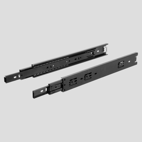 KitchenLibrary Ball Bearing Runner – 45kg Standard, Black
