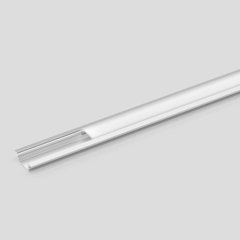LED Strip Channel – Aluminium, Recessed Flange Profile