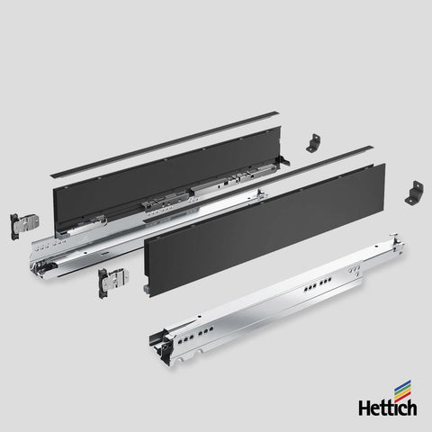 Hettich AvanTech YOU Drawer – Anthracite, Actro Silent 40kg