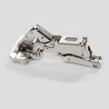 110 Economy Hinge, 165° Opening, Full Overlay – Knock-in, S48 The 110 Economy Hinge is designed for cost-effective cabinet solutions requiring a wide 165° opening angle. Its full overlay design ensures maximum accessibility, making it suitable for corner